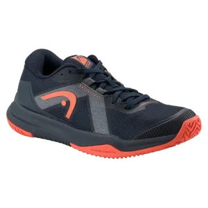 Juniors Sprint Pro 4.0 Clay Tennis Shoes Dark Blue and Red