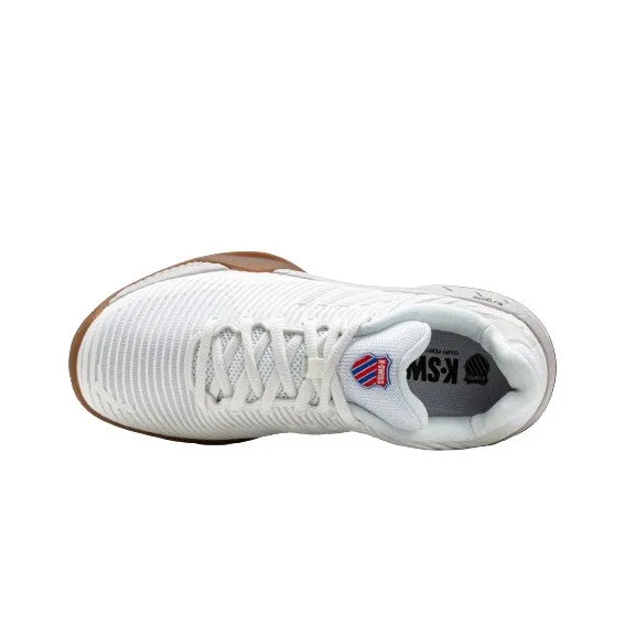 K-Swiss Hypercourt Express 2 Bright White & Gum Women's Indoor Court Shoes
