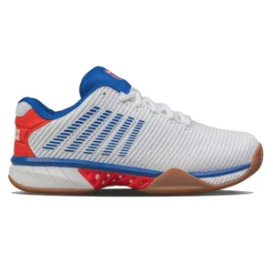 K-Swiss Hypercourt Express 2 White & Red Men's Indoor Court Shoes