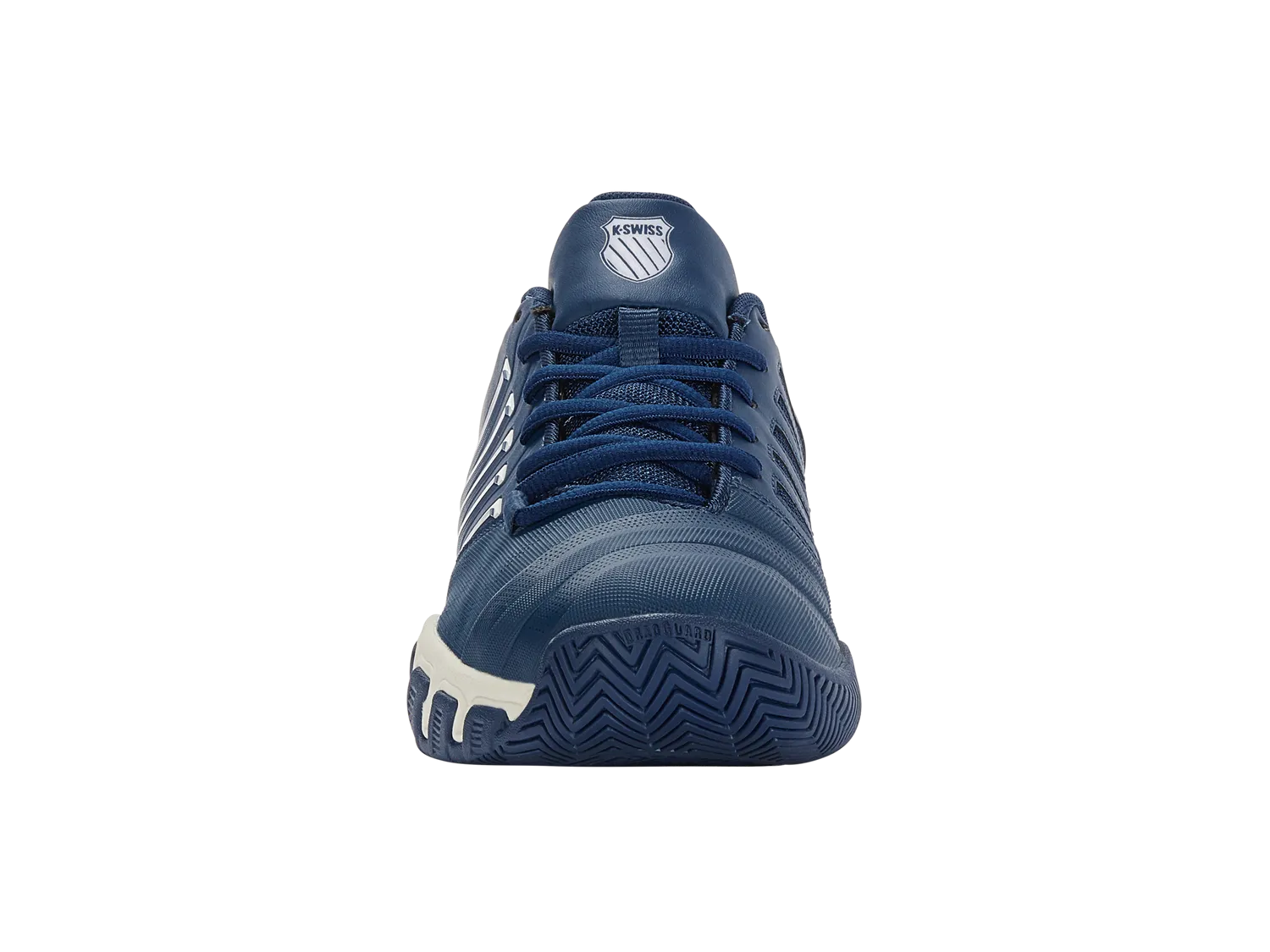 K-Swiss Men's Bigshot Light 4 Tennis Shoes in Blue Opal/Blanc De Blanc/Lollipop