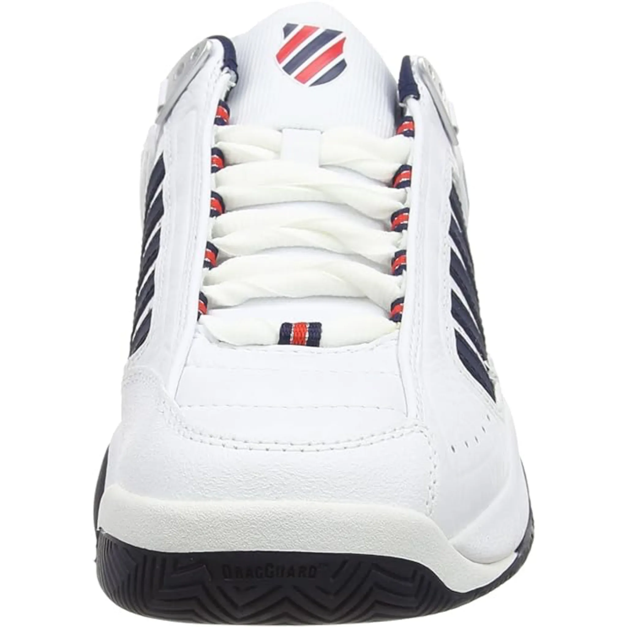 K-Swiss Mens Defier RS - White/Dress Blues/Fiery Red