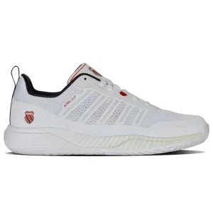 K-Swiss Ultra Court White, Black, and Mars Men's Tennis Shoes
