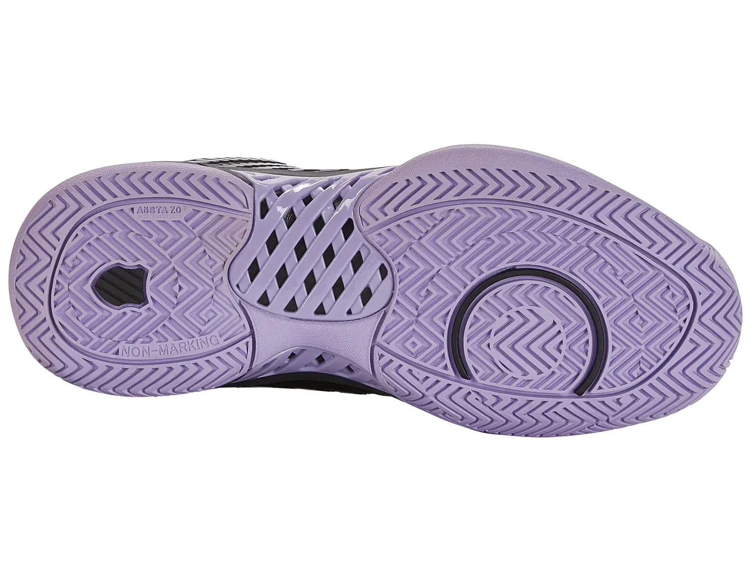 K-Swiss Women's Hypercourt Express 2 Tennis Shoes in Moonless Night/Purple Rose/White