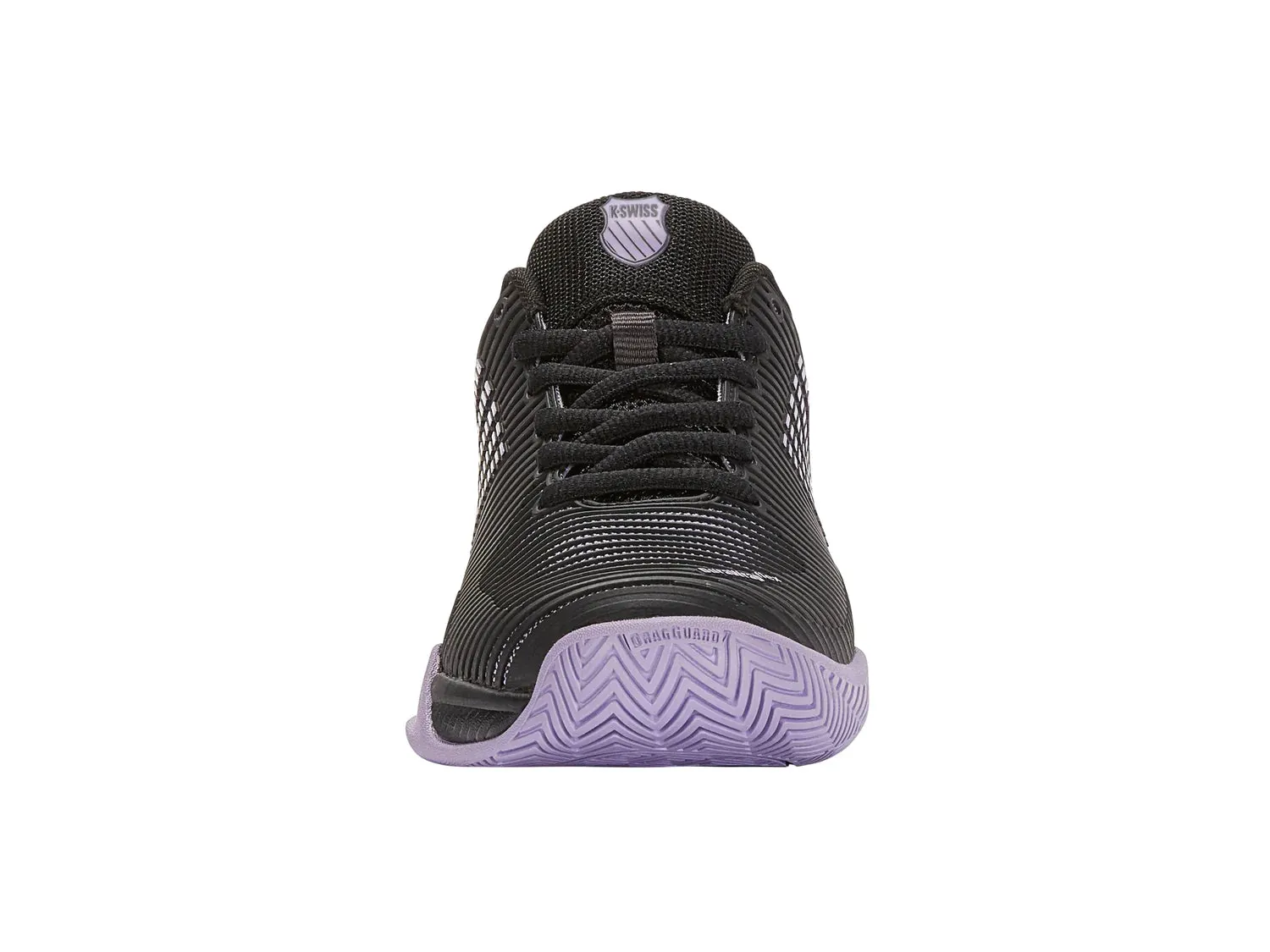 K-Swiss Women's Hypercourt Express 2 Tennis Shoes in Moonless Night/Purple Rose/White