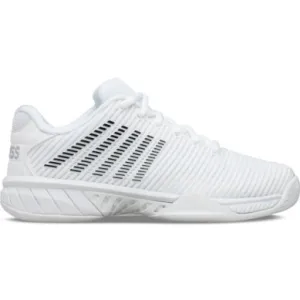 K-Swiss Women's Hypercourt Express 2 Tennis Shoes in White/Black