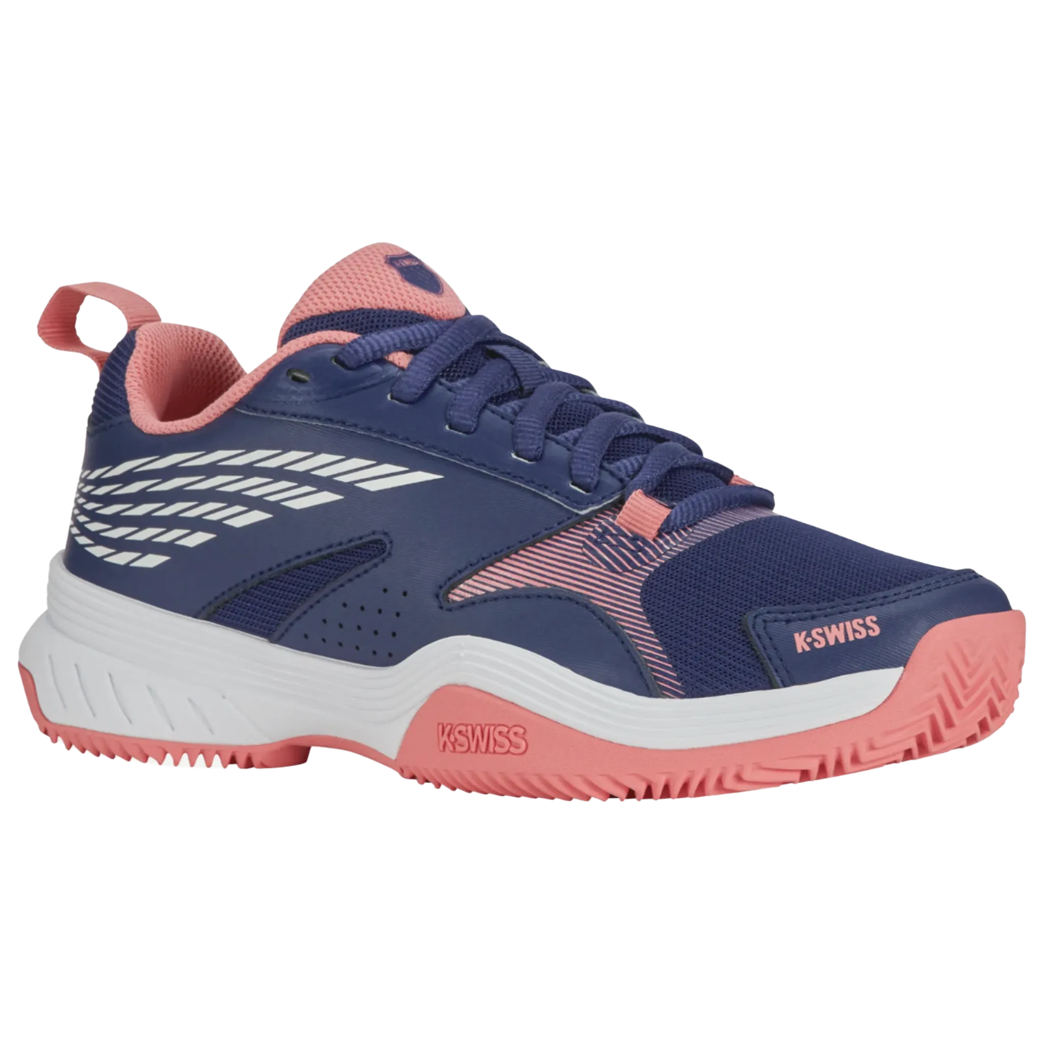 K-Swiss Women's Speedex HB Estate Blue/ White/ Strawberry Ice
