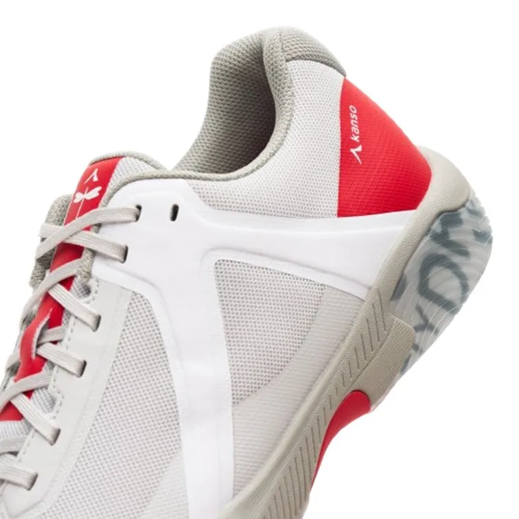 Kanso DragonFly Grey & Red Indoor Court Shoes