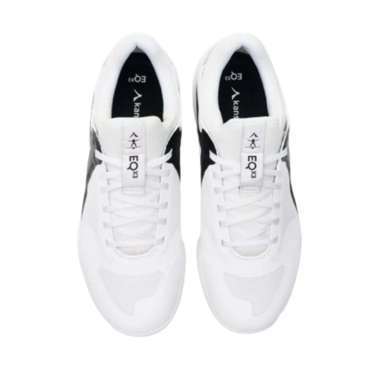 Kanso EQx3 White & Black Indoor Court Shoes
