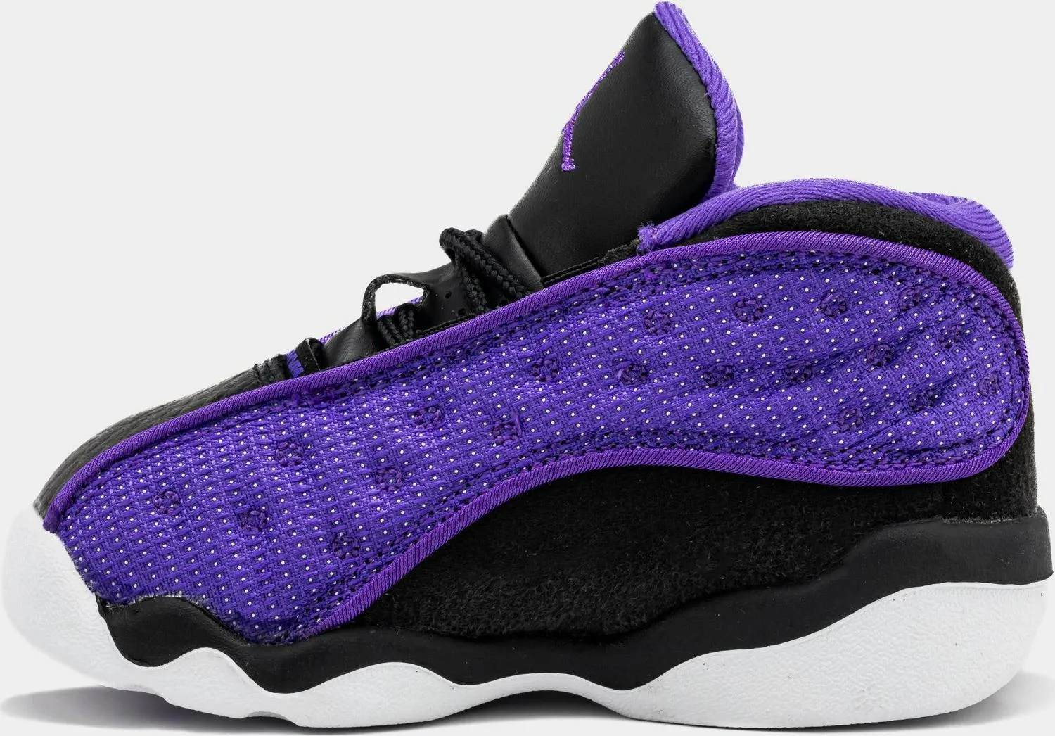 Kids Nike Air Jordan 13 Retro Venom TD Black Purple FD4647-501 Shoe Sneaker