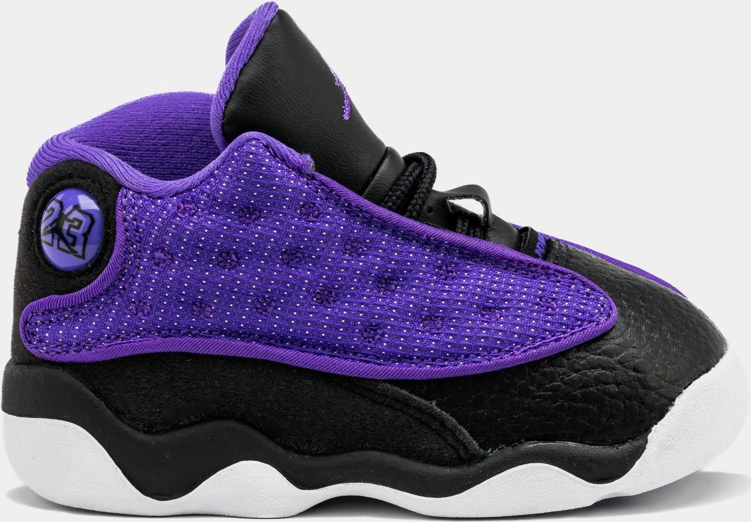 Kids Nike Air Jordan 13 Retro Venom TD Black Purple FD4647-501 Shoe Sneaker