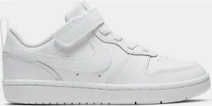 Kids Nike Court Borough Low 2 White BQ5451-100 Shoe Sneaker Trainer