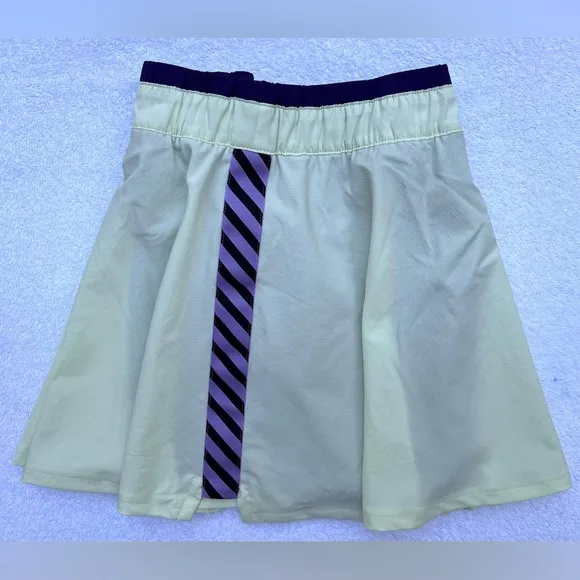 Lacoste Performance Women's Tennis Skirt - Beige / Purple - Size M 40