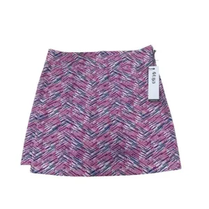 Ladies Lija Pink/Purple/White Matchstick Pattern Golf/Tennis Skort Size 6