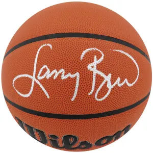 Larry Bird Signed Wilson Indoor/Outdoor NBA Basketball (SCHWARTZ COA/BIRD HOLO)