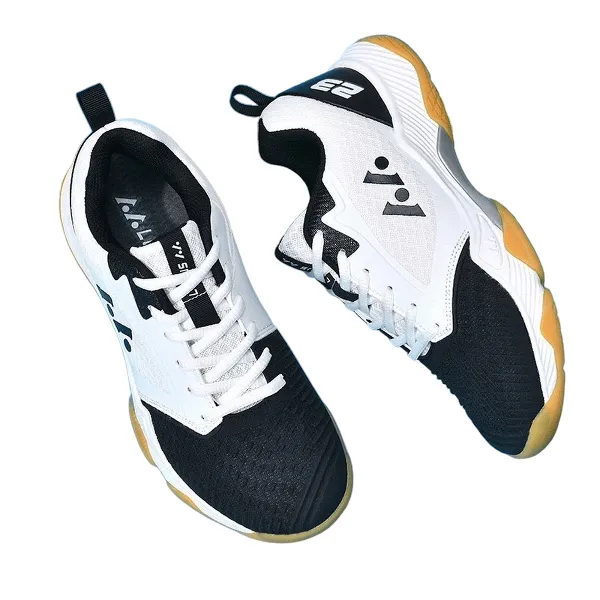 Lefus L023 White/Black Indoor Court Shoes