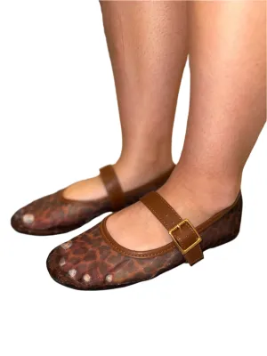 LIGHTWEIGHT MESH BALLET FLAT JUMBO-S