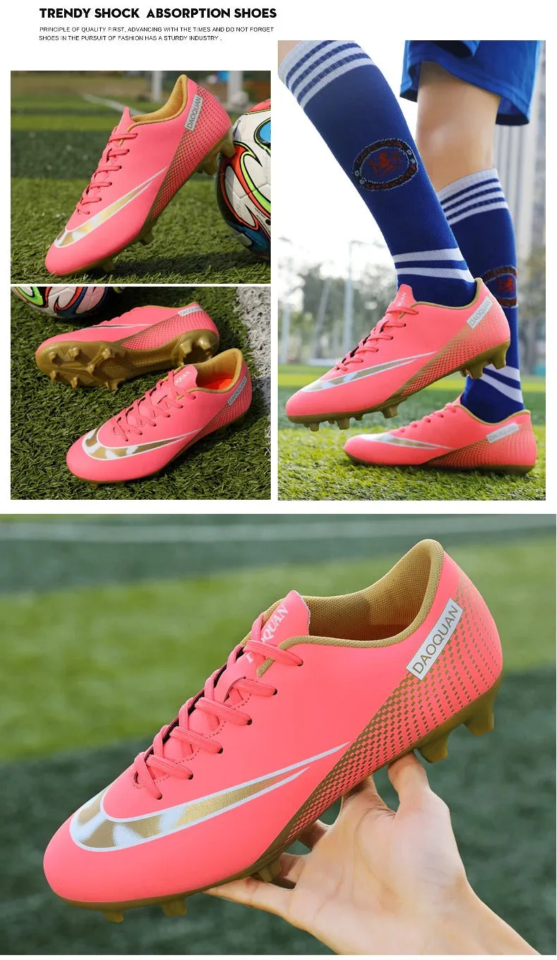 Long Spikes Soccer Shoes Outdoor Training Football Boots Sneakers