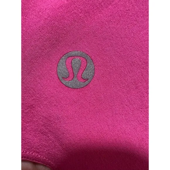 Lululemon 8 Court Rival HR Skirt Sonic Pink White Size 10 Reg Tennis Golf NWOT