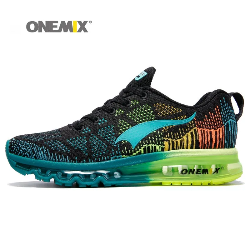 Men Road Running Shoes Mesh Knit Trainers