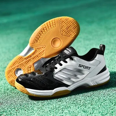 Men Women Badminton Shoes Volleyball Table Tennis Sneakers Plus Size