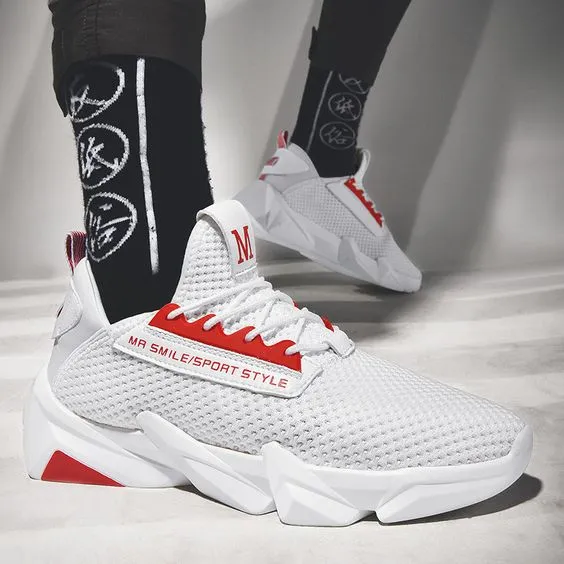Men's Breathable FlyKnit Sneaker Shoes