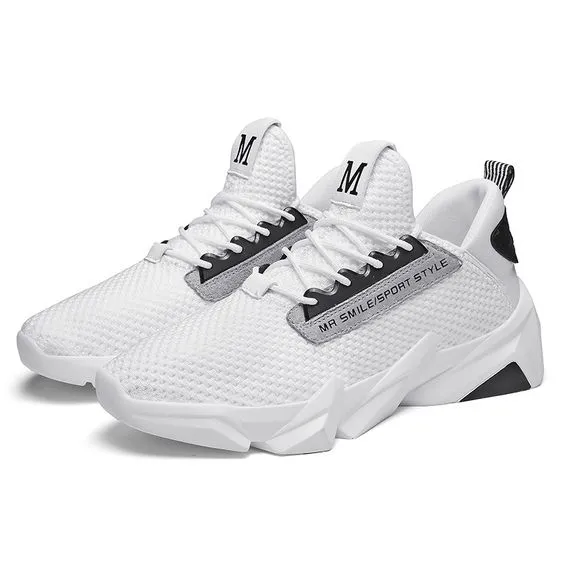 Men's Breathable FlyKnit Sneaker Shoes