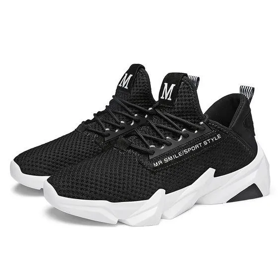 Men's Breathable FlyKnit Sneaker Shoes