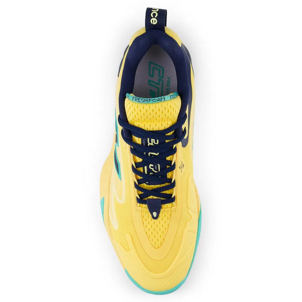Men`s Fresh Foam X CT-Rally 2E Width Tennis Shoes Clementine and Navy