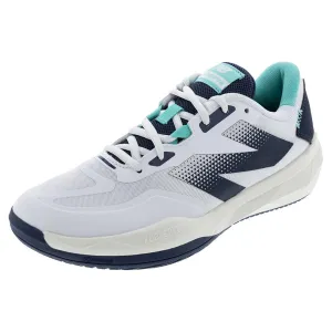Men`s FuelCell 796v4 2E Width Tennis Shoes White and Navy