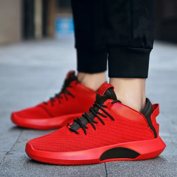 Men's High Top Breathable Sneaker Shoes