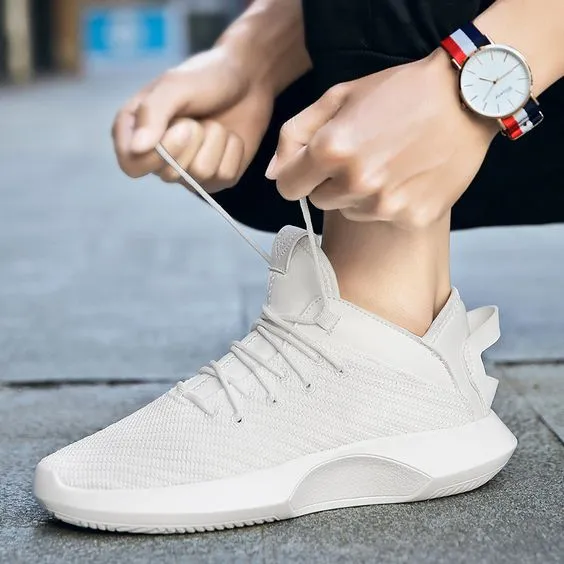 Men's High Top Breathable Sneaker Shoes