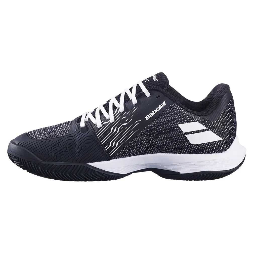 Men`s Jet Tere 2 Clay Tennis Shoes Black and White