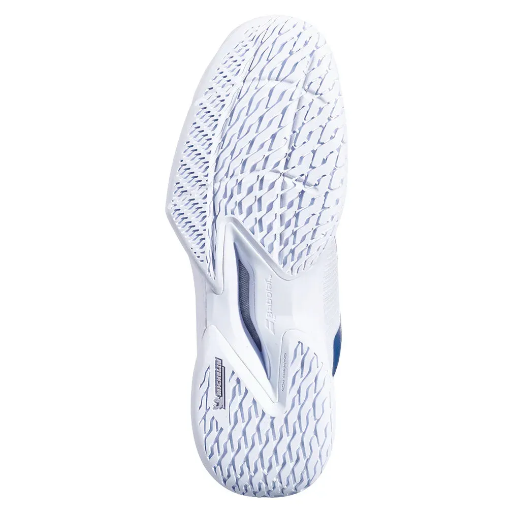 Men`s Jet Tere 2 Wimbledon Tennis Shoes White and Blue Navy