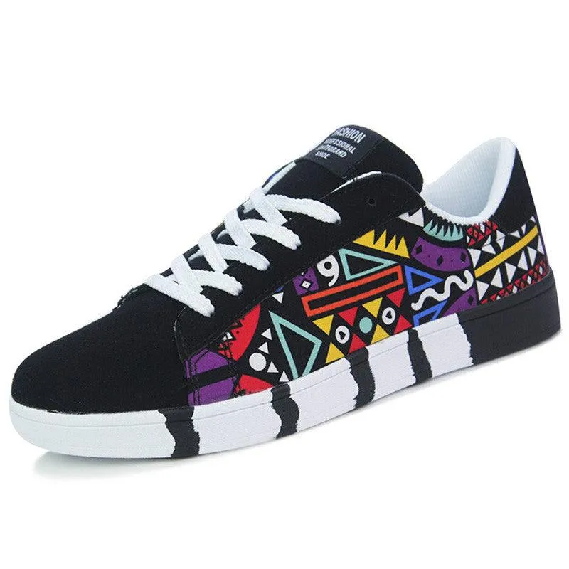 Men's Lightweight Vulcanized Pattern Shoes