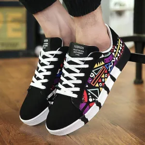 Men's Lightweight Vulcanized Pattern Shoes