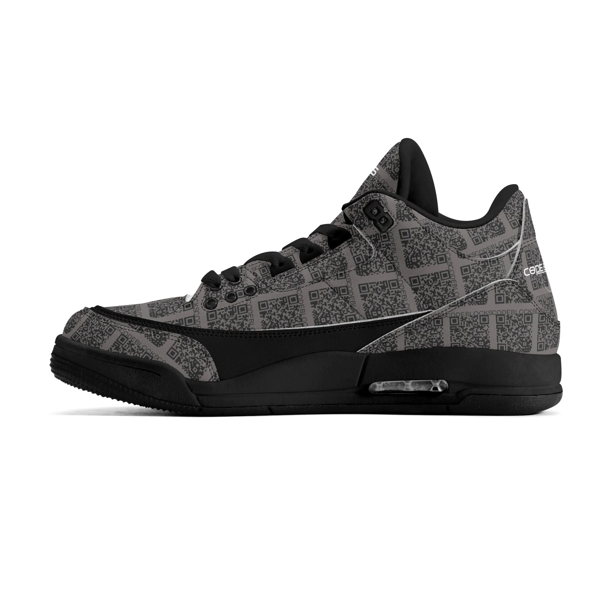 Mens Retro High Top Leather Basketball Sneakers-A5