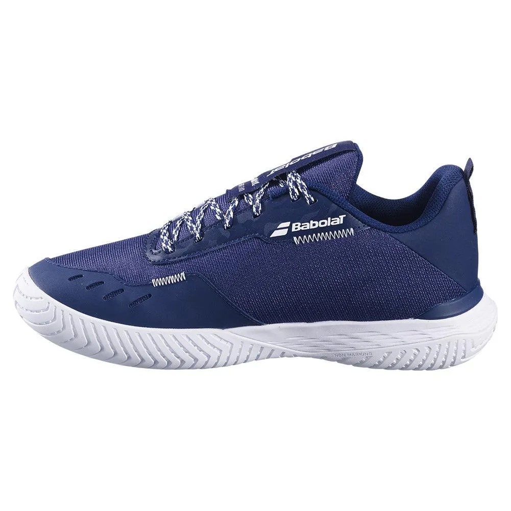 Men`s SFX Evo Tennis Shoes Dark Blue and White