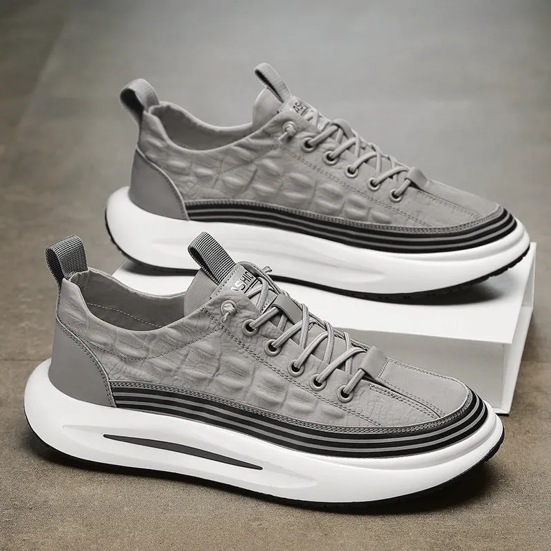 Men's Summer Breathable Platform Canvas Shoes