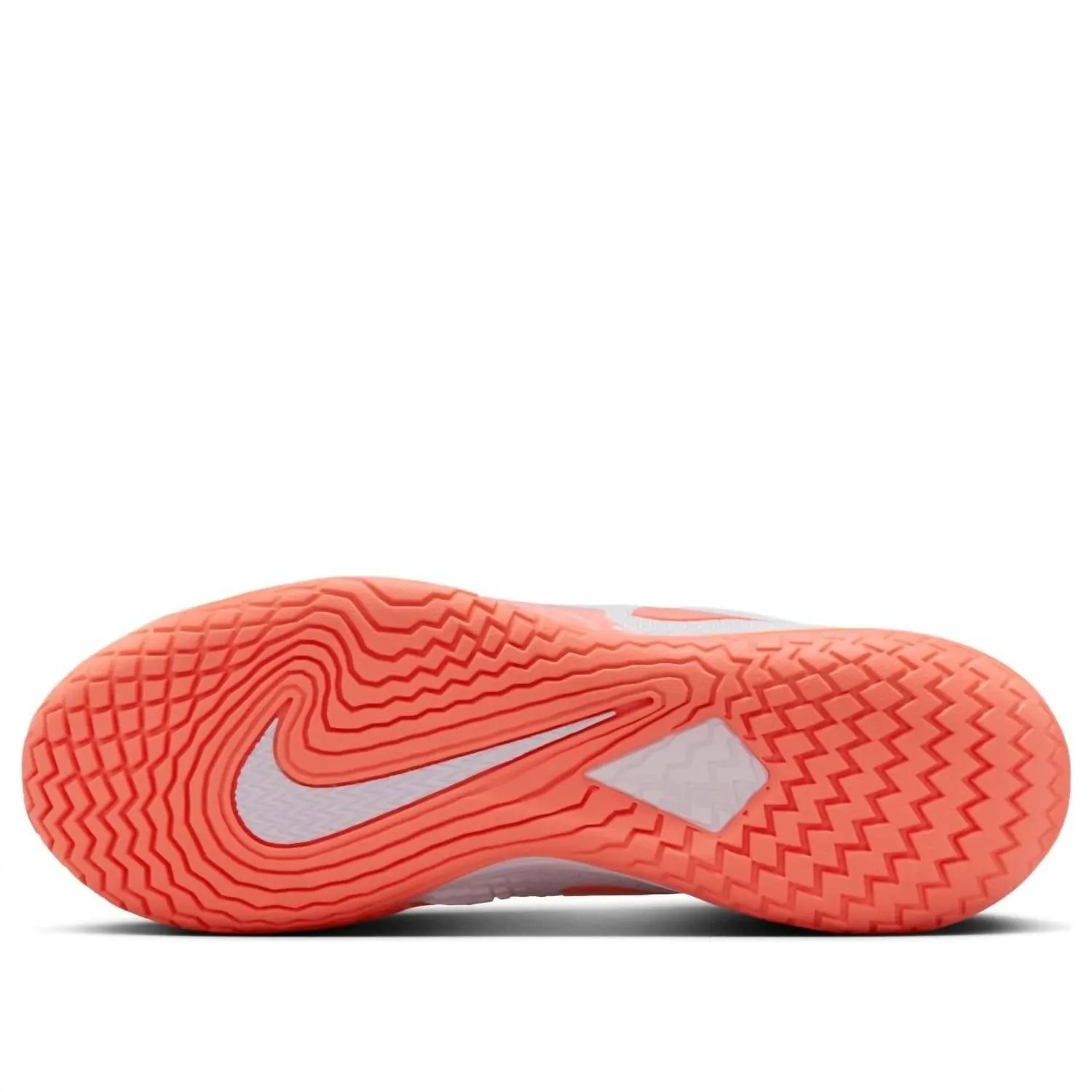 Men's Zoom Vapor Cage 4 Rafa Tennis Shoes In White/bright Mango
