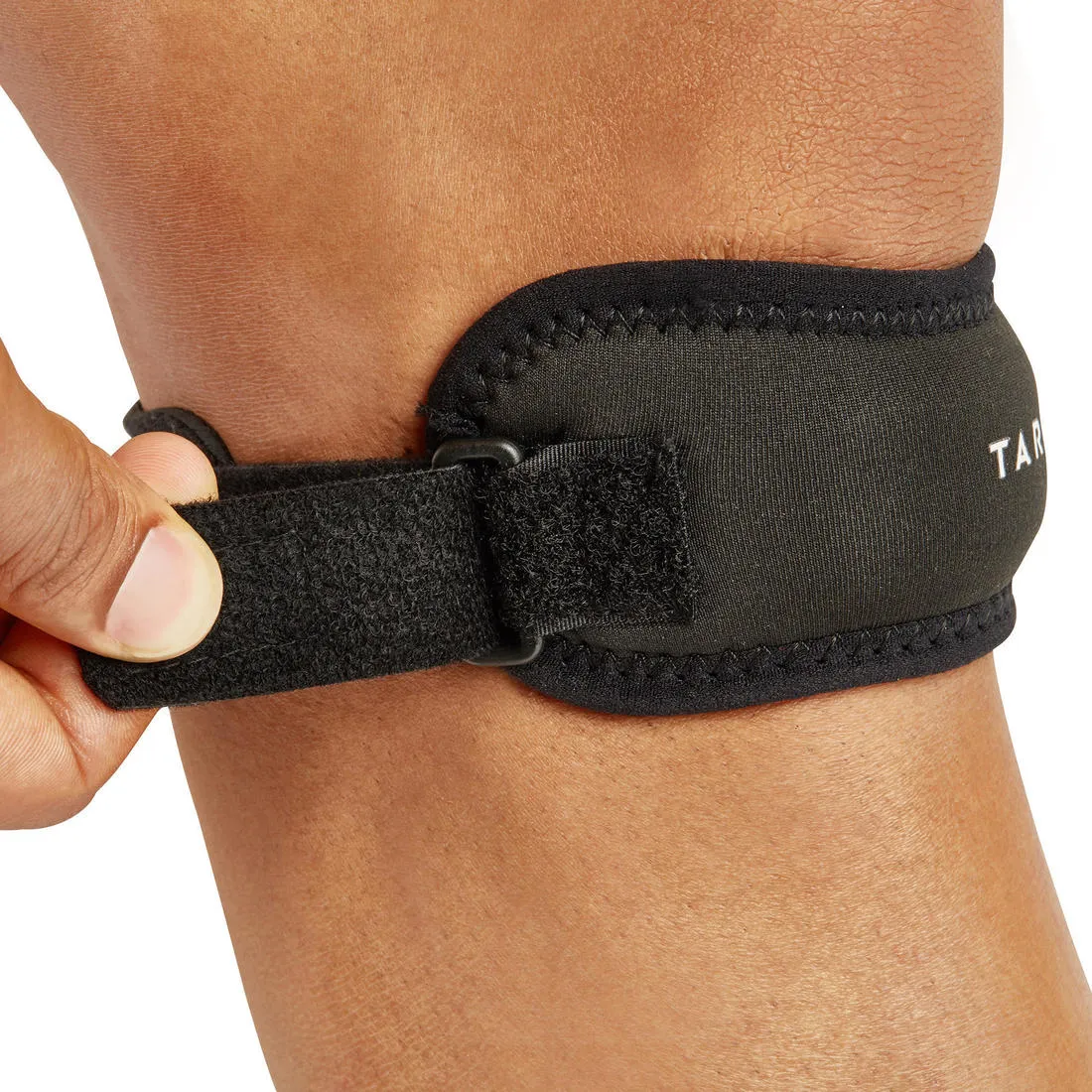 Men's/Women's Left/Right Supportive Knee Strap - Black