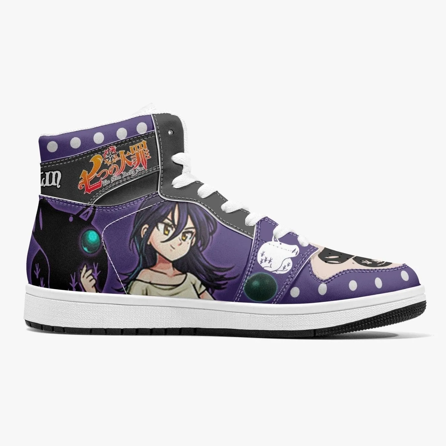 Merlin True Form Seven Deadly Sins Mid 1 Basketball Shoes