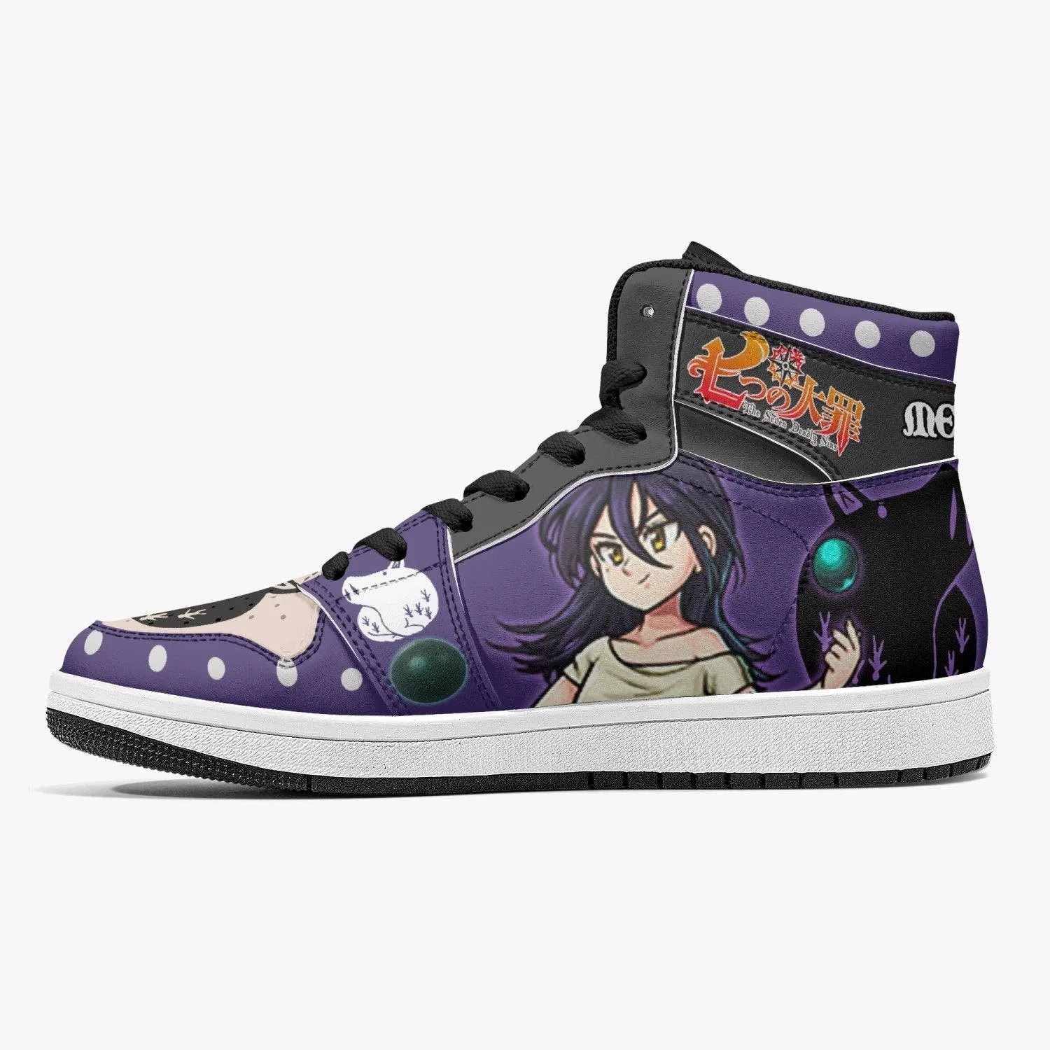 Merlin True Form Seven Deadly Sins Mid 1 Basketball Shoes