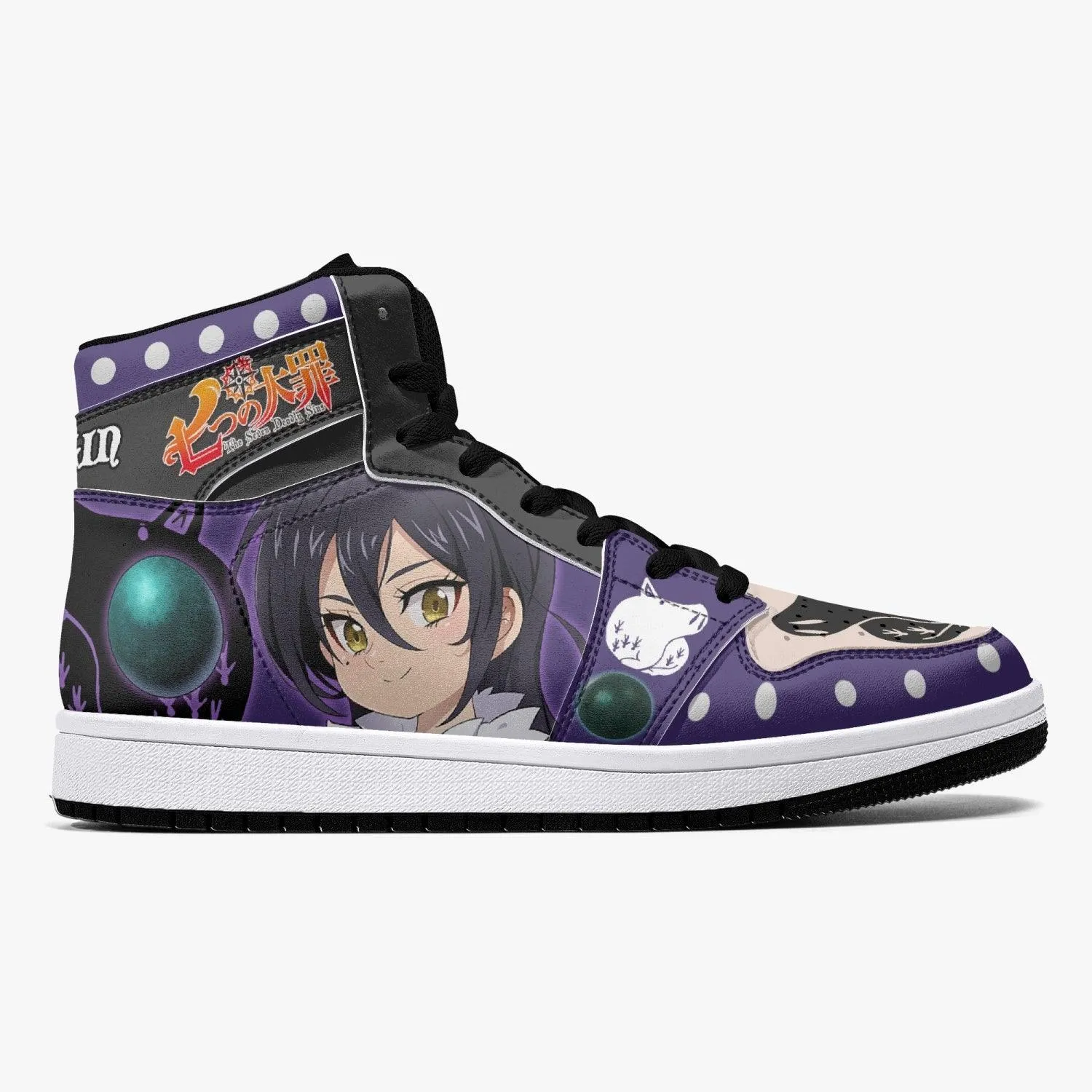 Merlin True Form Seven Deadly Sins Mid 1 Basketball Shoes