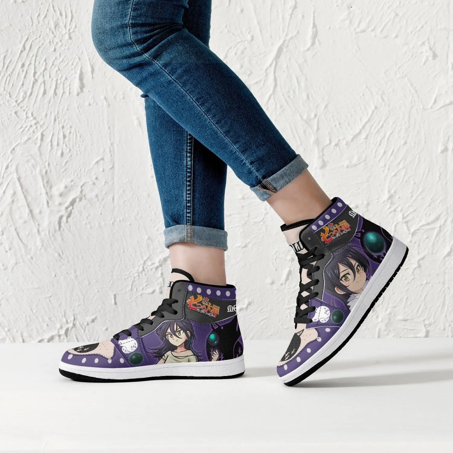 Merlin True Form Seven Deadly Sins Mid 1 Basketball Shoes