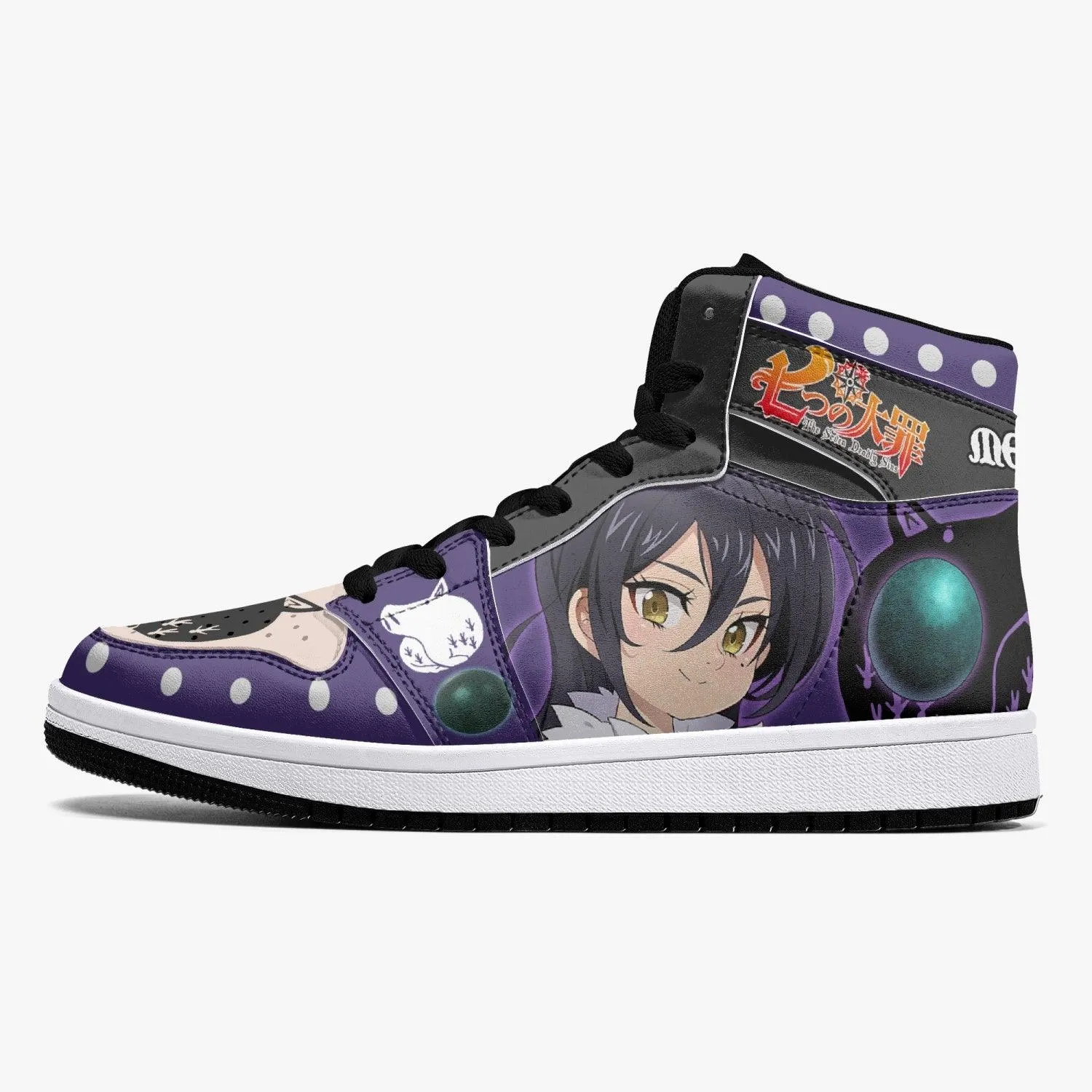 Merlin True Form Seven Deadly Sins Mid 1 Basketball Shoes