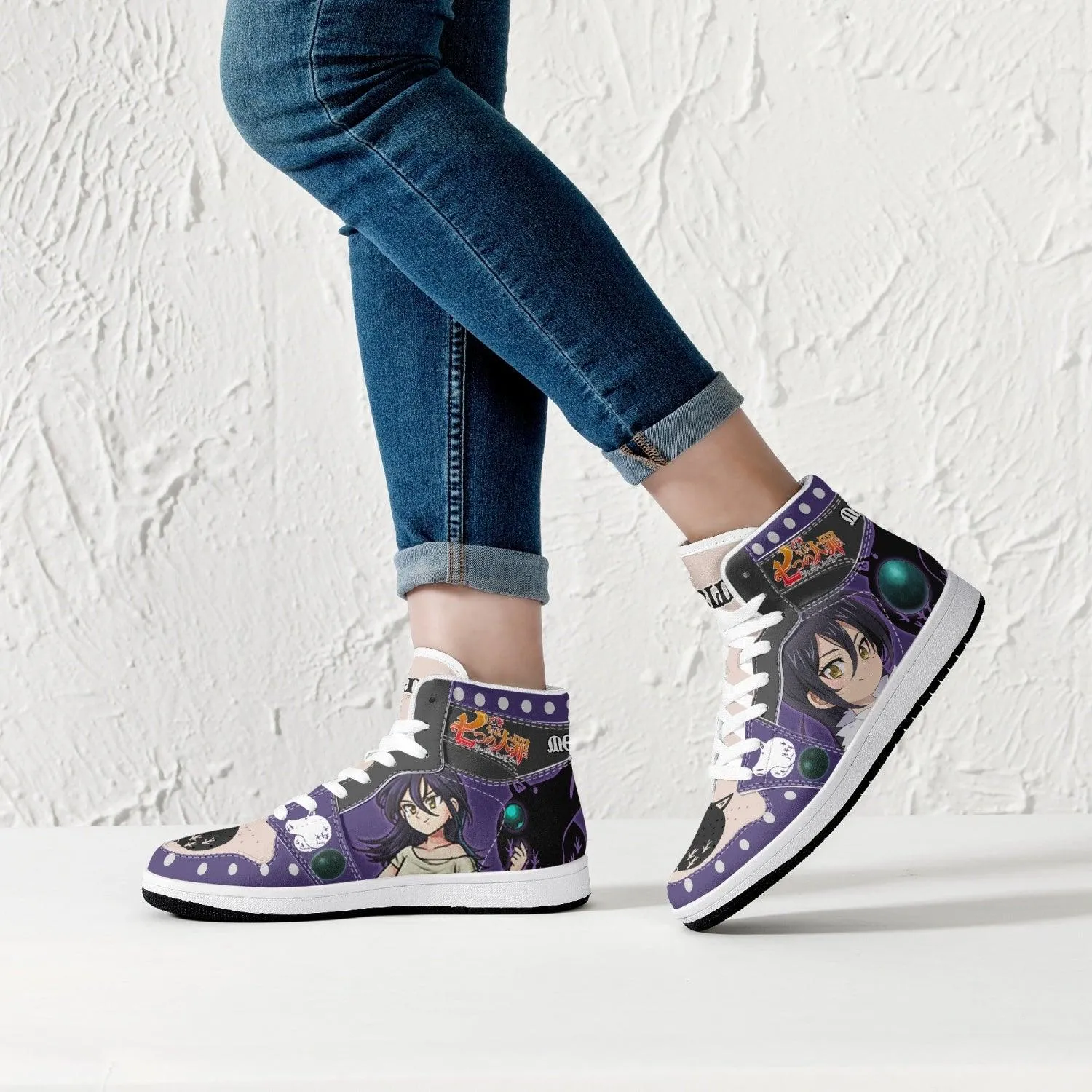 Merlin True Form Seven Deadly Sins Mid 1 Basketball Shoes