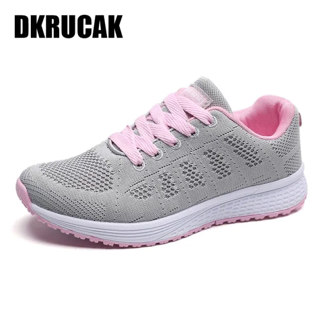 Mesh Women Sneakers Breathable Women Flat Shoes