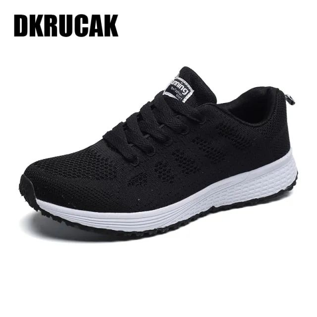 Mesh Women Sneakers Breathable Women Flat Shoes