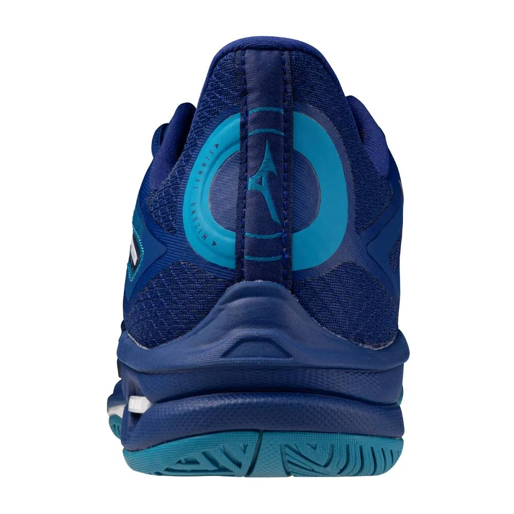 Mizuno Wave Exceed Tour 6 AC Men's Tennis Shoe (Bellwether Blue/White)
