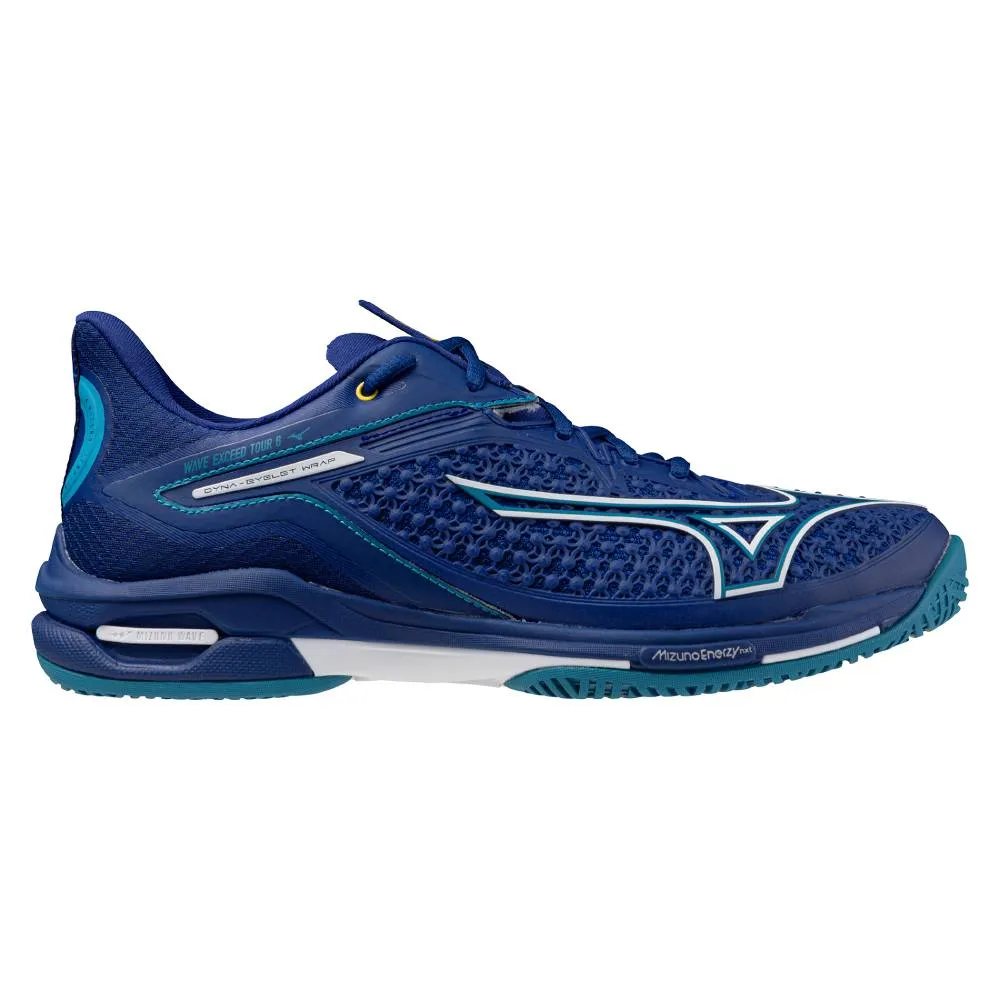 Mizuno Wave Exceed Tour 6 AC Men's Tennis Shoe (Bellwether Blue/White)